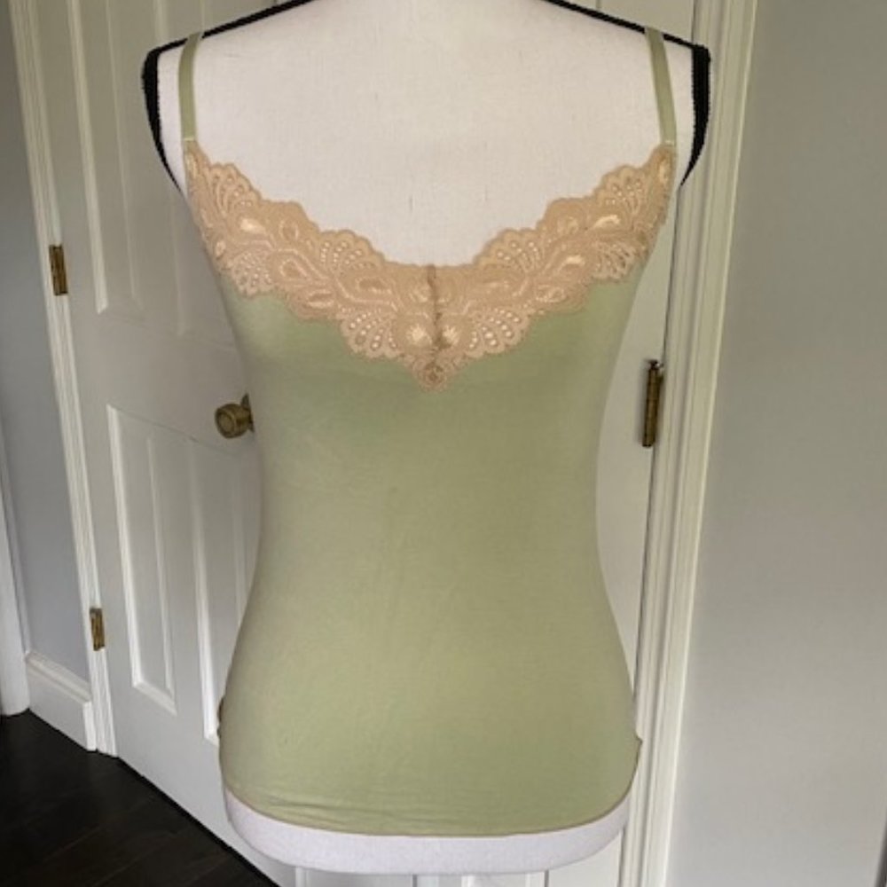 Ladies Stretch Cami Lace Detail